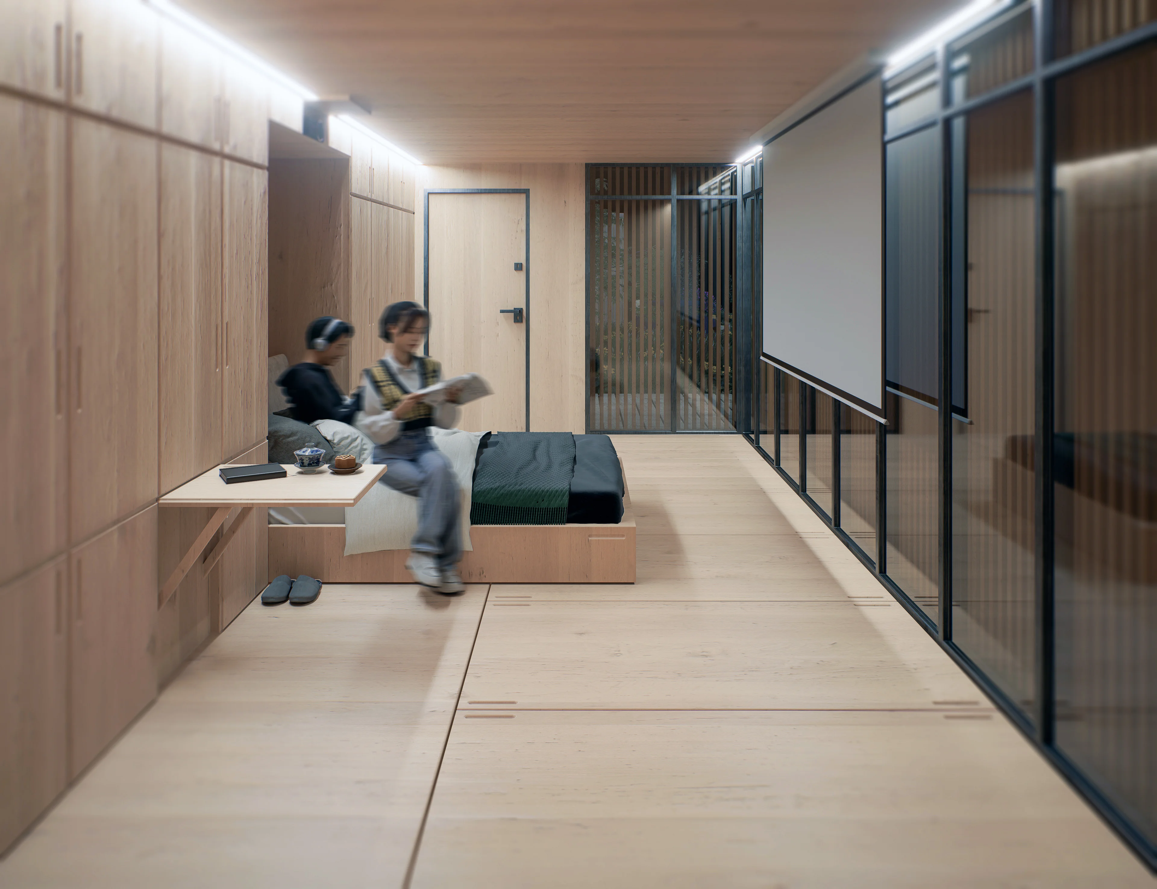 Microhome interior view